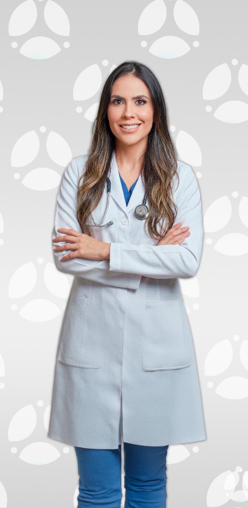 Dra. Fernanda Bastos, gastroenterologista — momentos de atendimento e consultório no Instituto Valler