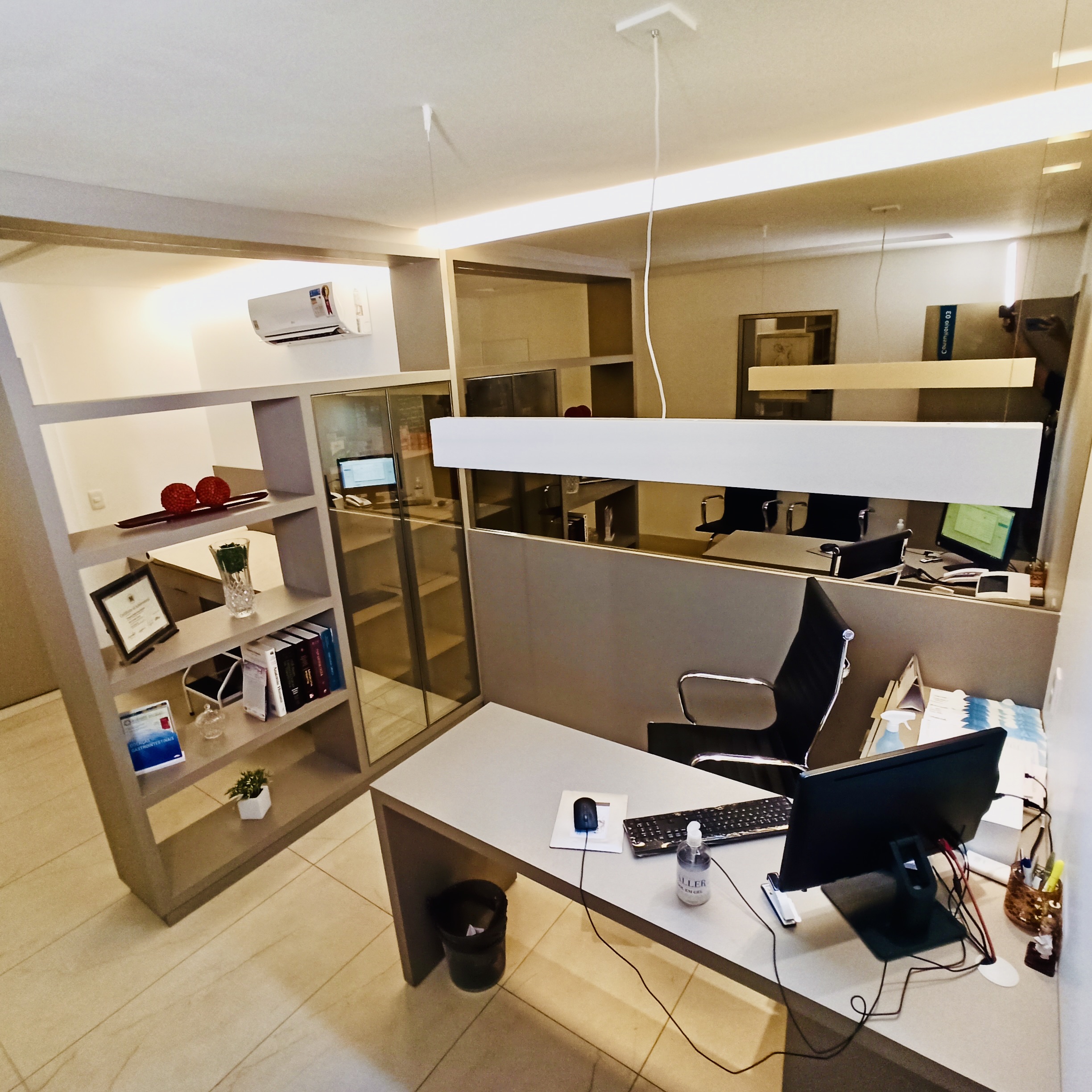 Ambiente administrativo do Instituto Valler.