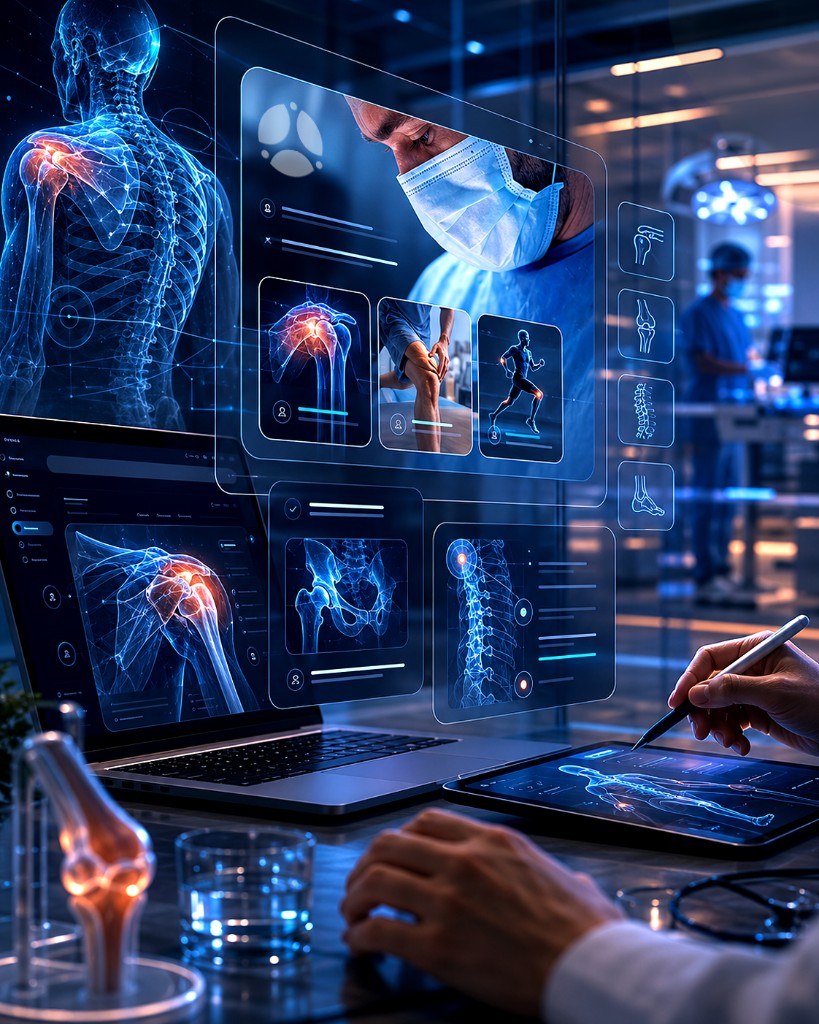 Tecnologia clínica e leitura ortopédica no Instituto Valler