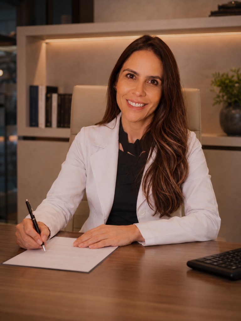 Dra. Fernanda Bastos em contexto de avaliação e orientação clínica no Instituto Valler